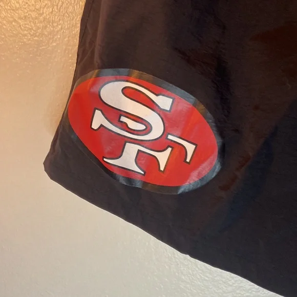 Mitchell & Ness Team Essentials Nylon Shorts San Francisco 49ers Men’s L - Picture 5 of 10